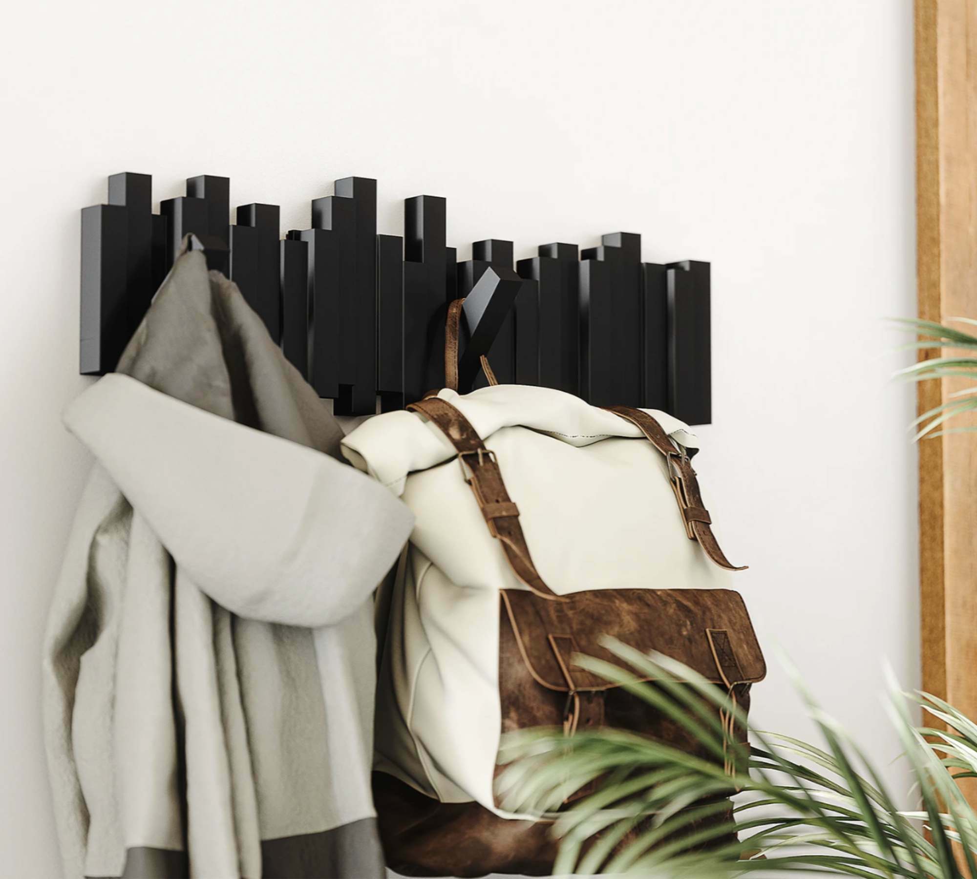 Clothes rail slats Plastic Black 6