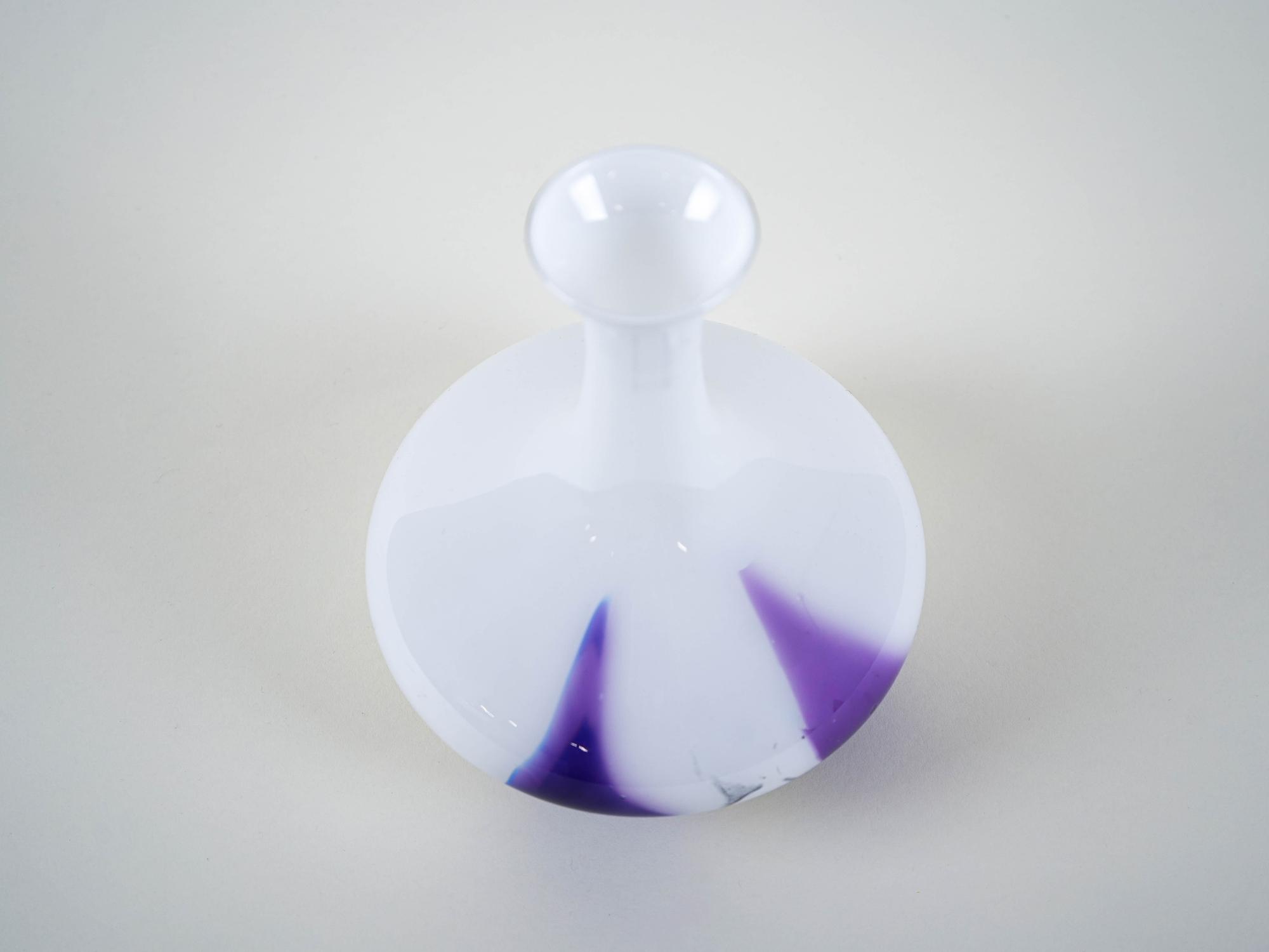 Glass vase 1970s 6