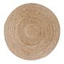 Kurzflorteppich Bombay I Jute Beige Ø 90cm 1