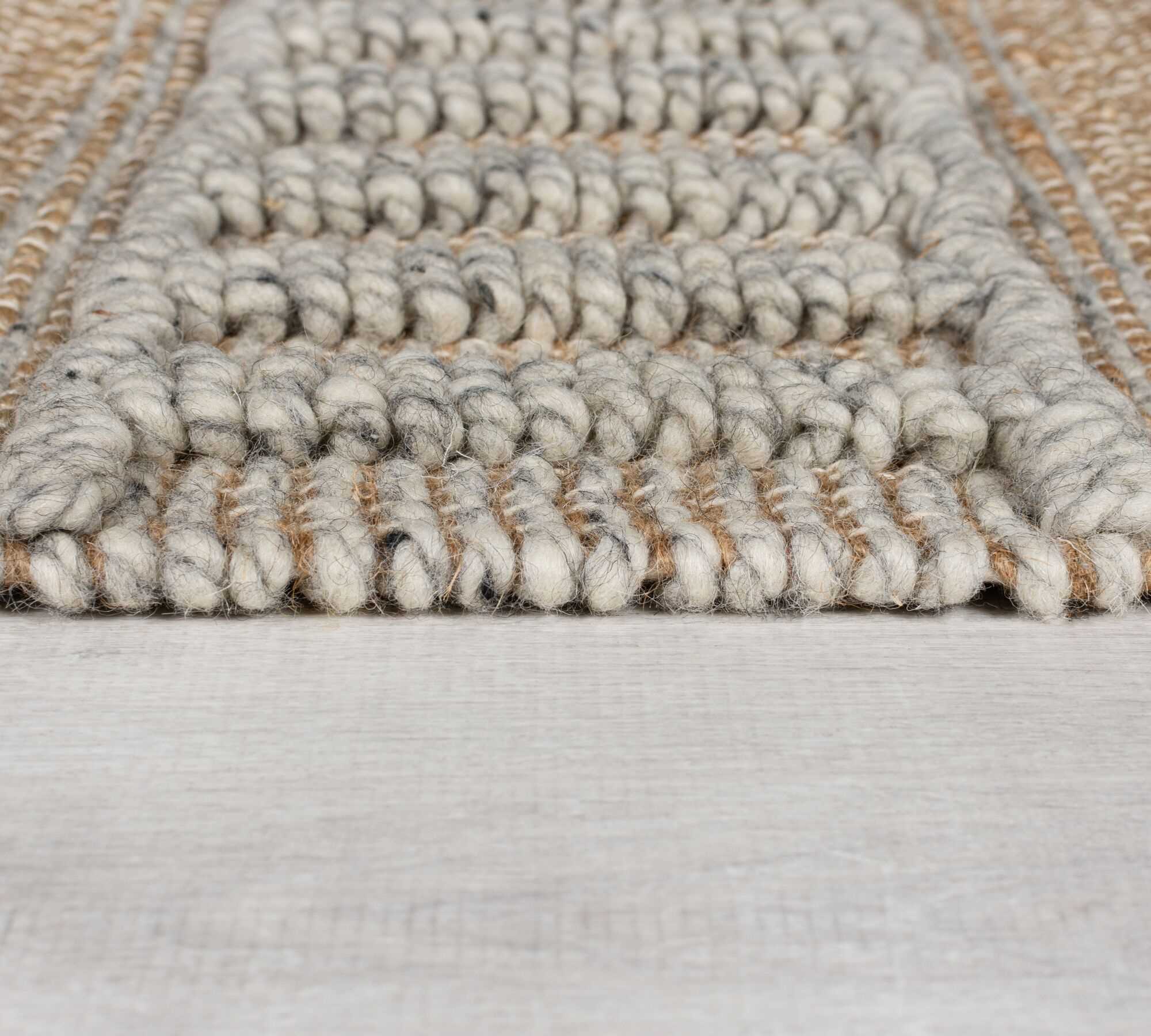 Medina Carpet Jute Natural Grey 120 x 170 cm 2