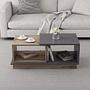 Consept Coffee table Wood veneer Anthracite 1