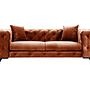 Como Sofa 2-Sitzer Orange 4