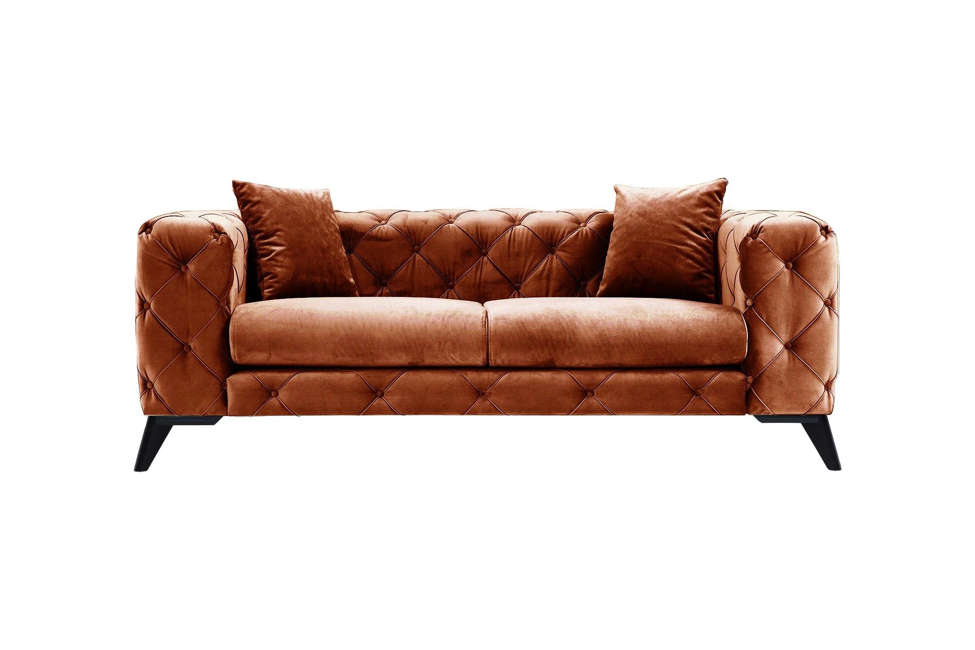 Como Sofa 2-Sitzer Orange 4