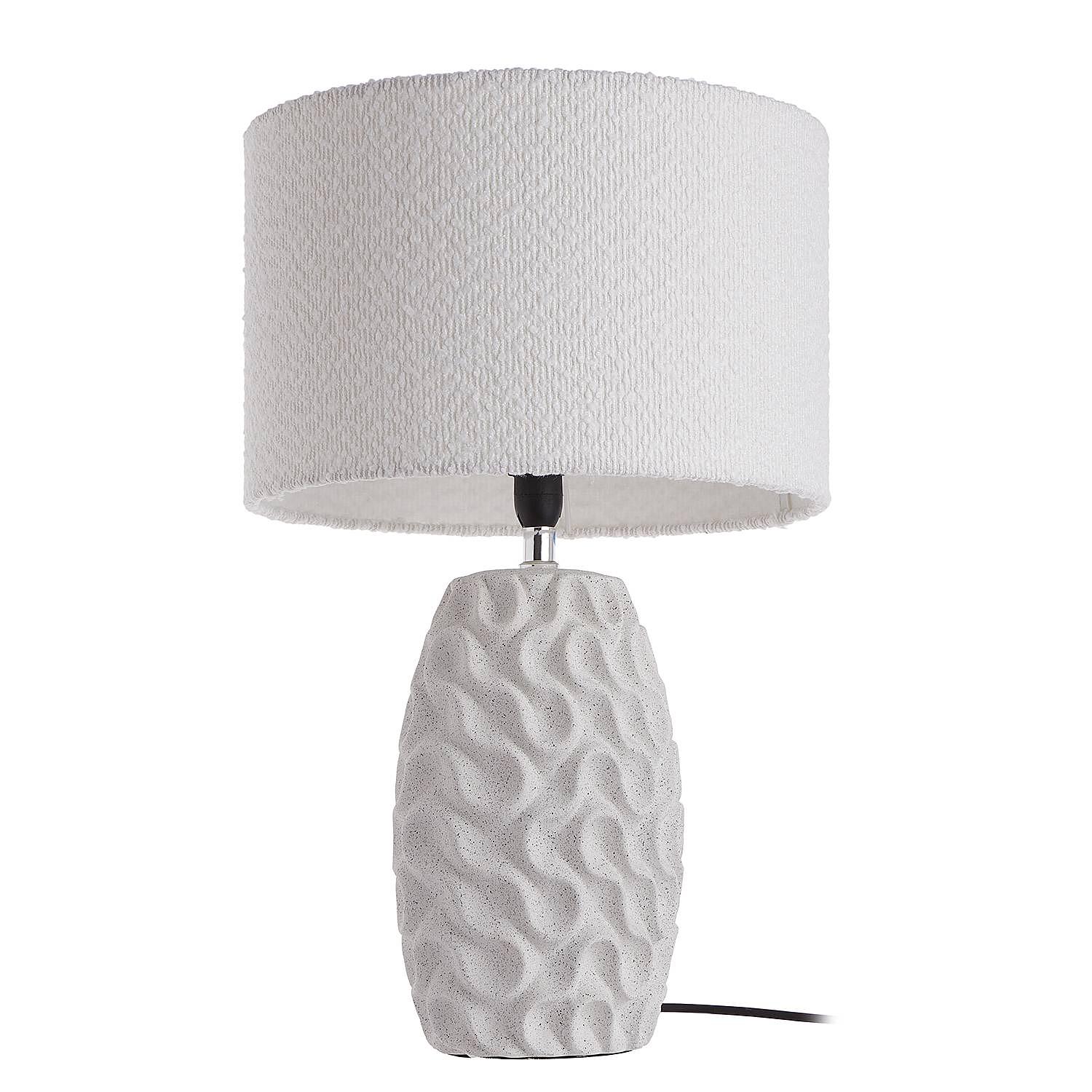 Table lamp MARLENE 1-light ceramic textile 4