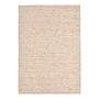 Wollteppich Hörnum Schurwolle Beige 40 x 60 cm 0