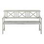 Gartenbank Holz Grau 1