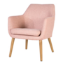 Loungesessel Webstoff Stefka Rosa 1
