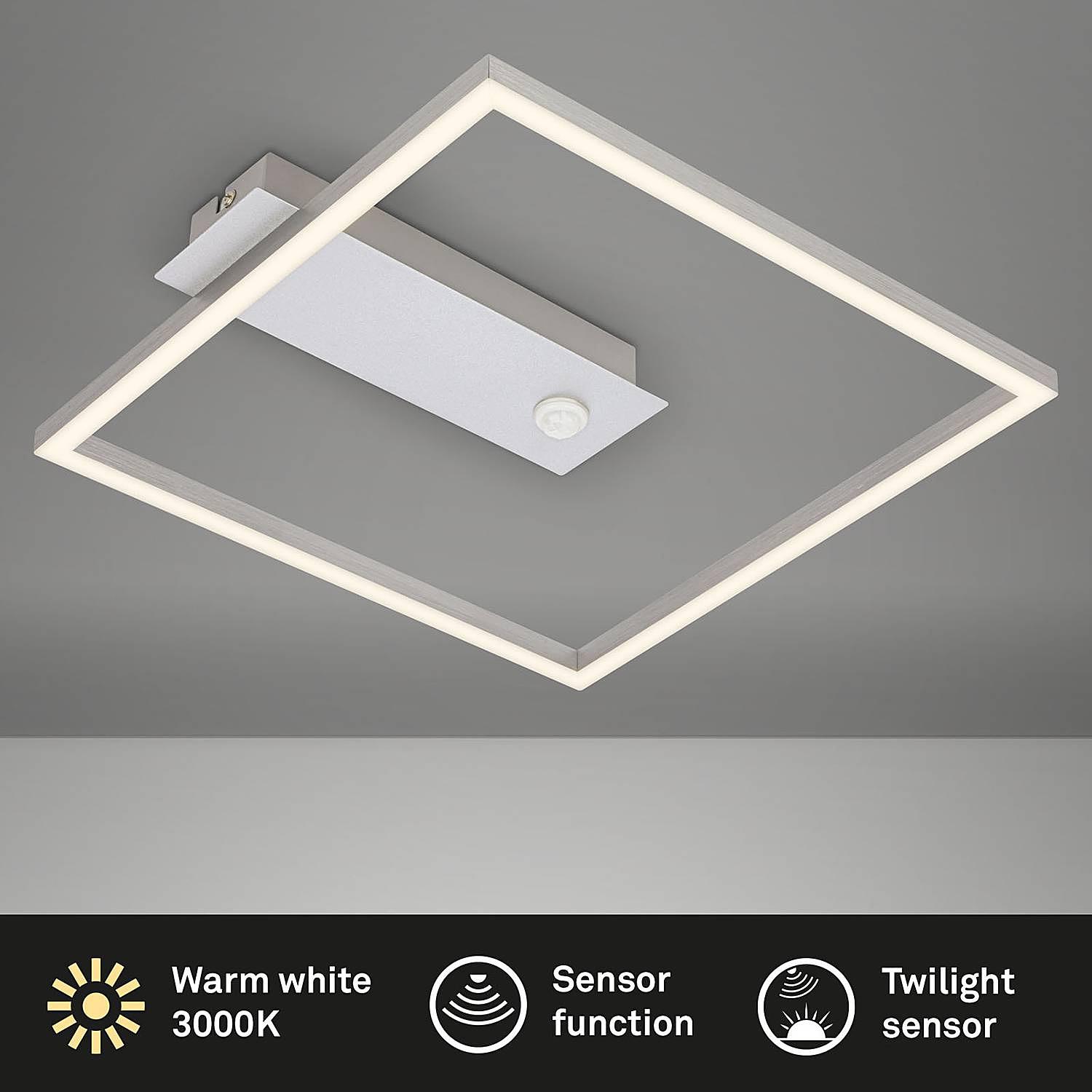 Figa Sensor LED Ceiling Light Silver 4
