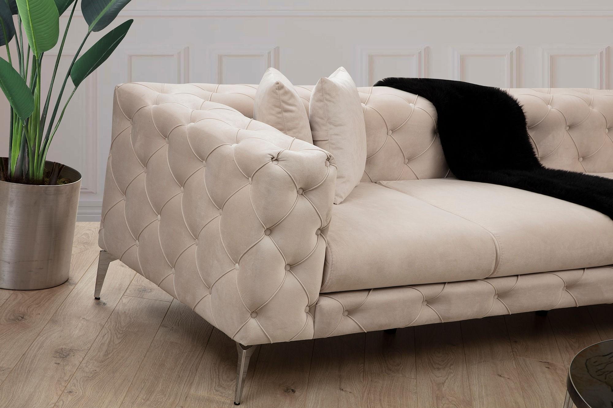 As corner sofa right ecru 1