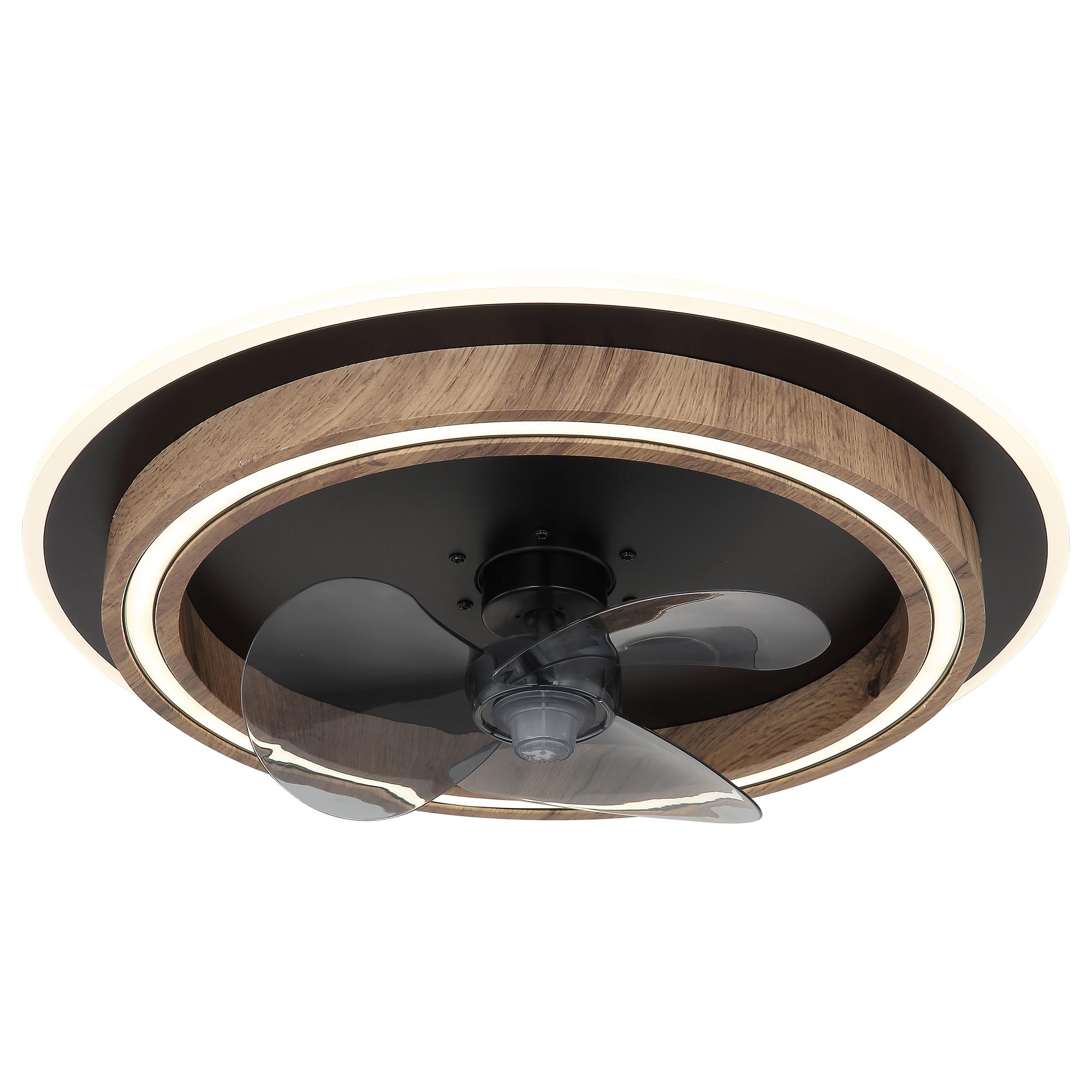 Bozan LED-Deckenventilator Acrylglas Eisen 1-Flammig 0