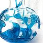 Peking Vase Glass Blue 1