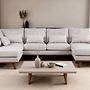 Corner Sofa Japandi 3-Seater Left Beige 11