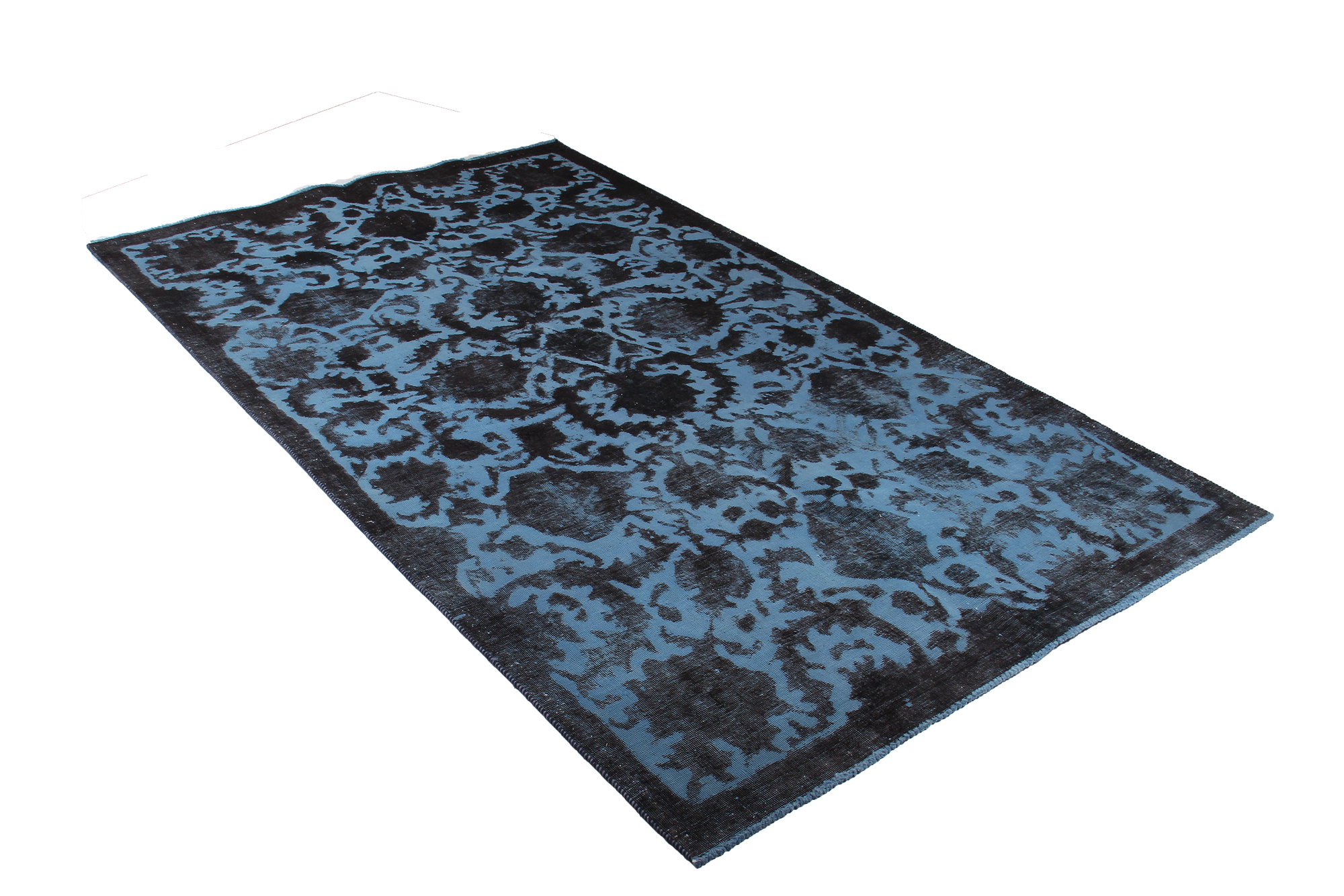 Tappeto vintage in lana multicolore 5