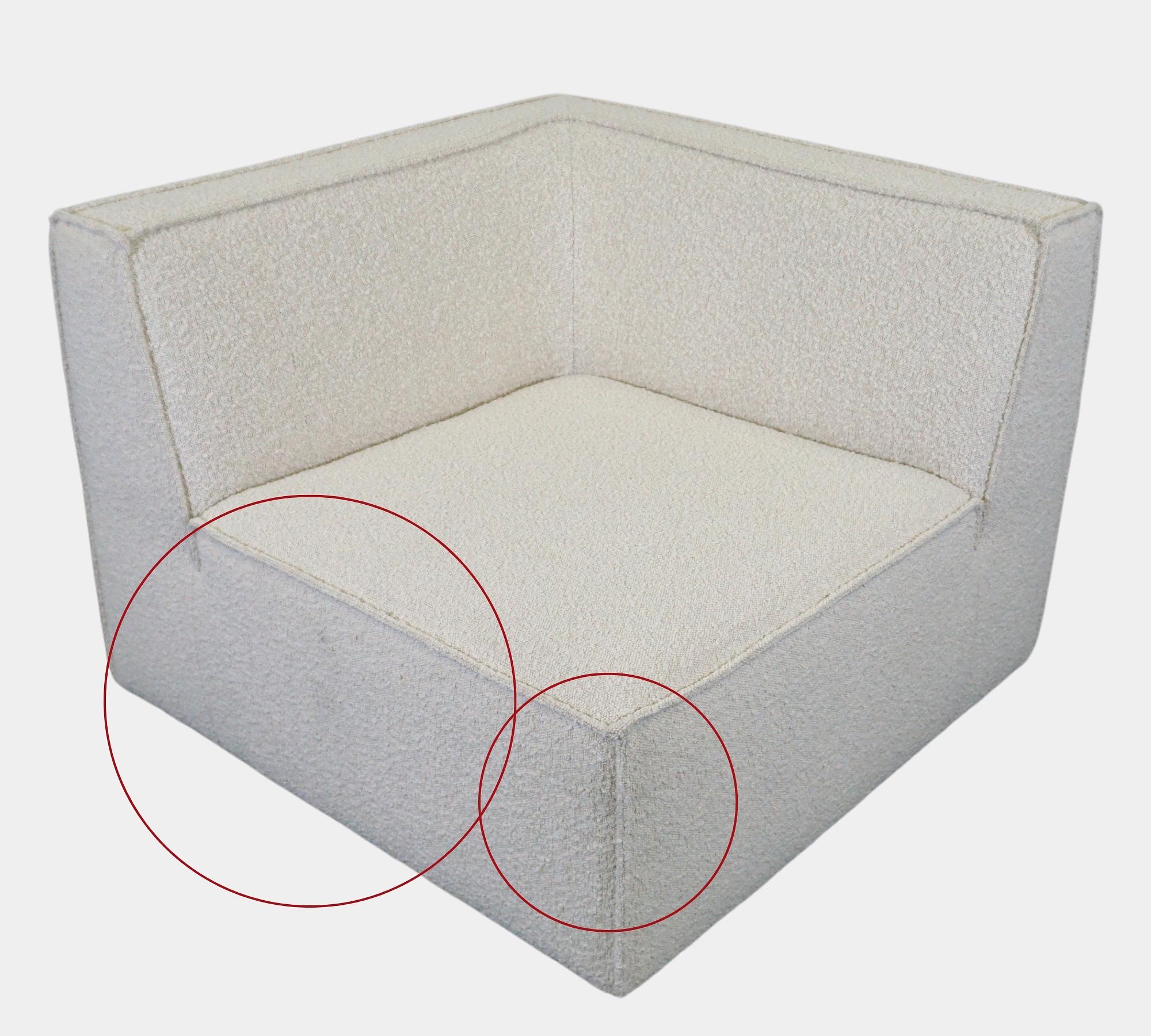 Dane 1-Sitzer Eckmodul Rechts Maya Cream 5