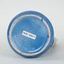 Blaue Keramikvase 1960er Jahre 7