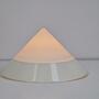 Vintage Kegel Deckenleuchte Milchglas 1970er Jahre 1