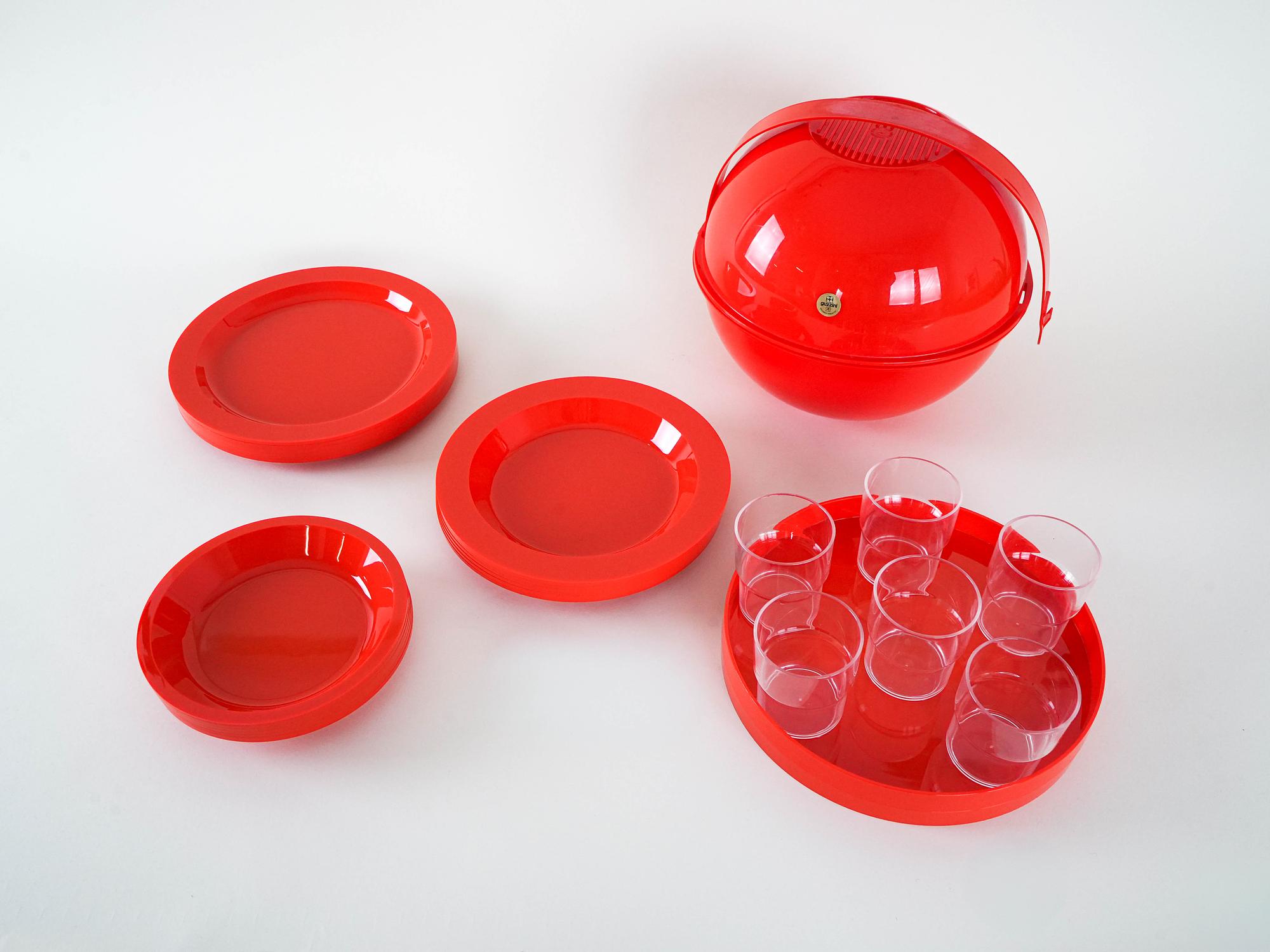 Picknick-Set Rot 8
