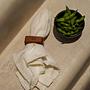 4x Napkin Linen White 2