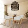 Dining chair / Shell chair OSLO W plastic white hjh Wohnen 1