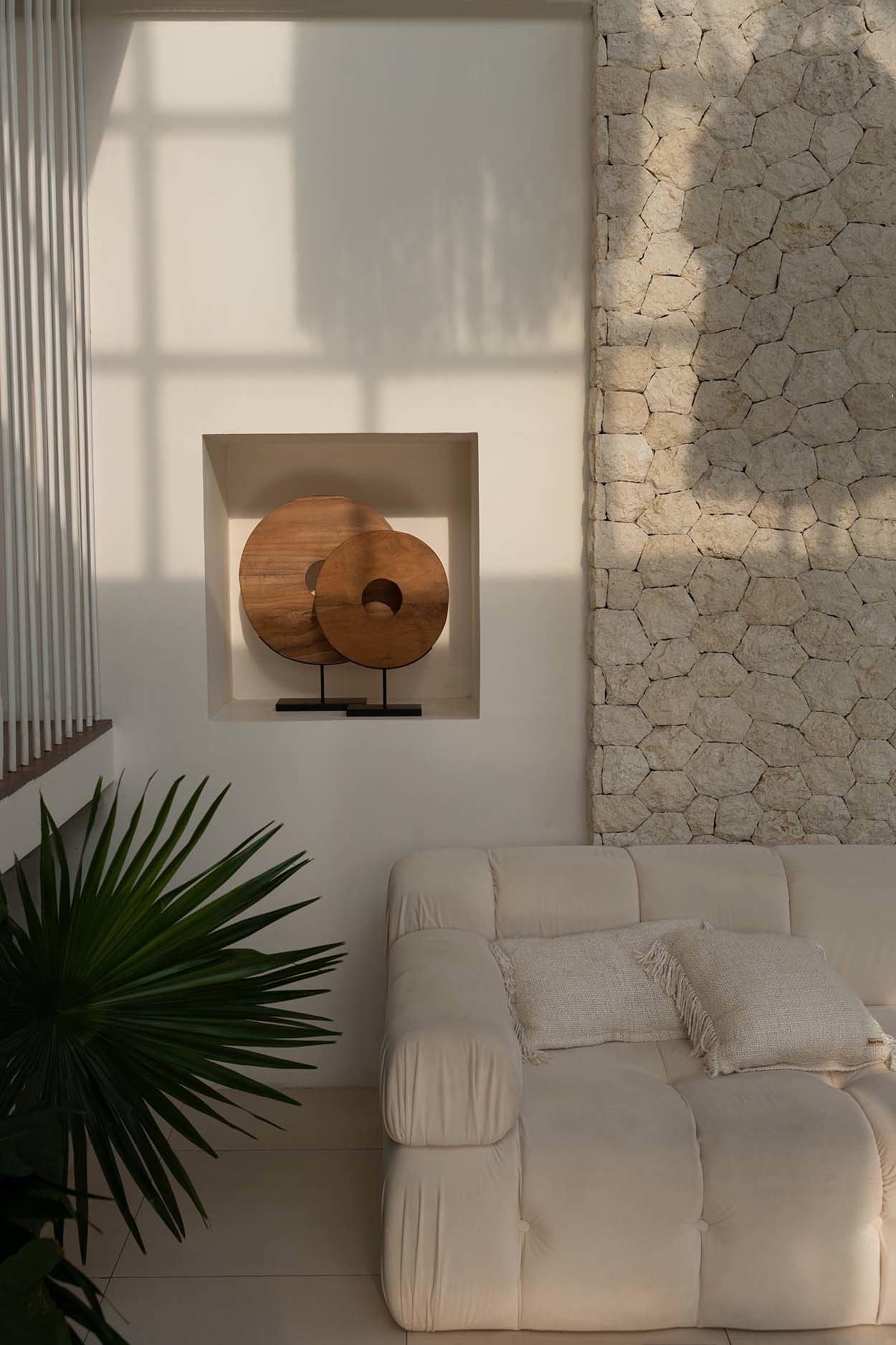 Platte auf Ständer Teakholz Braun 2