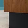 Vintage bookshelf wood brown 1970s 12