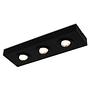 Morco LED-Deckenleuchte Aluminium Schwarz 3-flammig 0