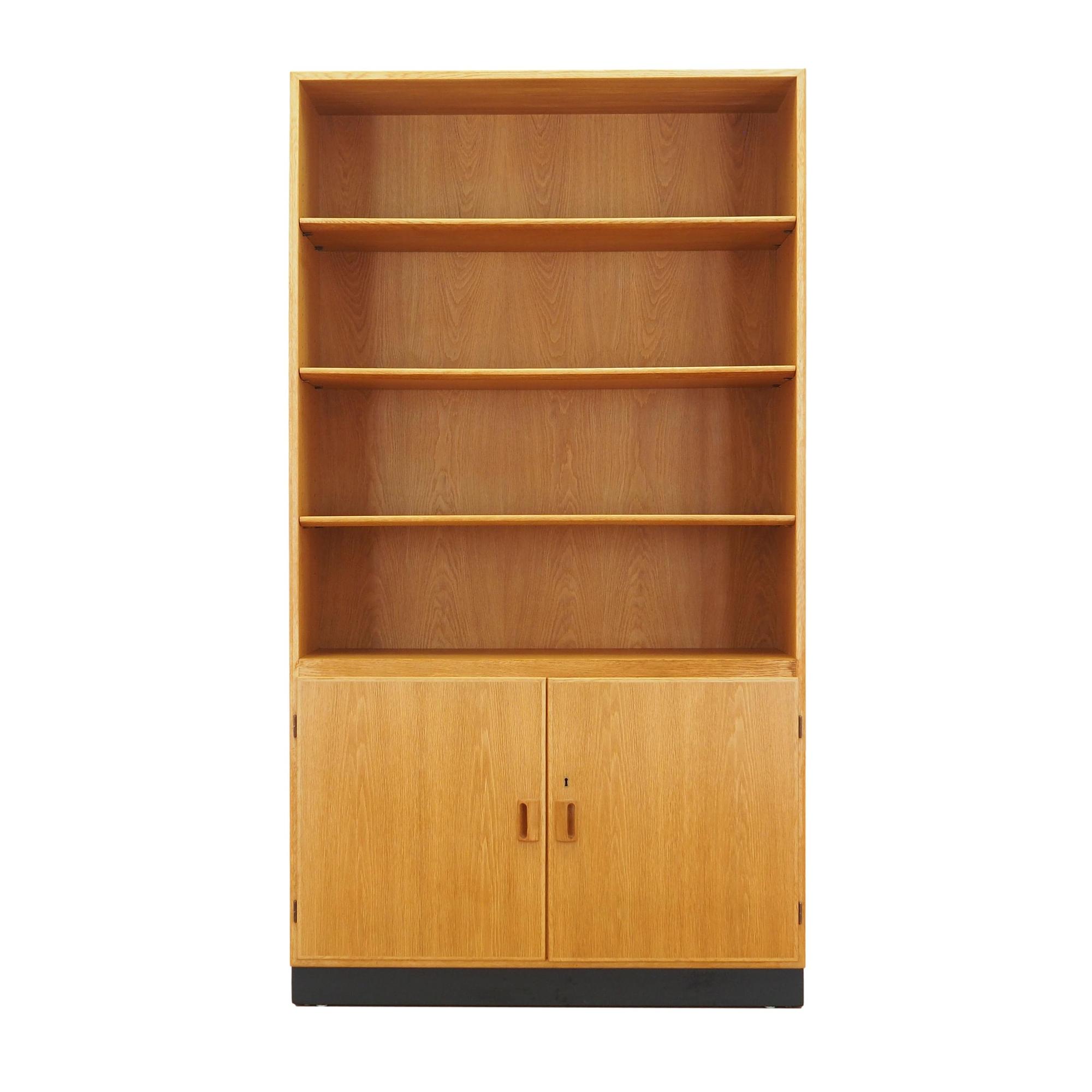 Bücherregal Esche Braun 1960er Jahre 0