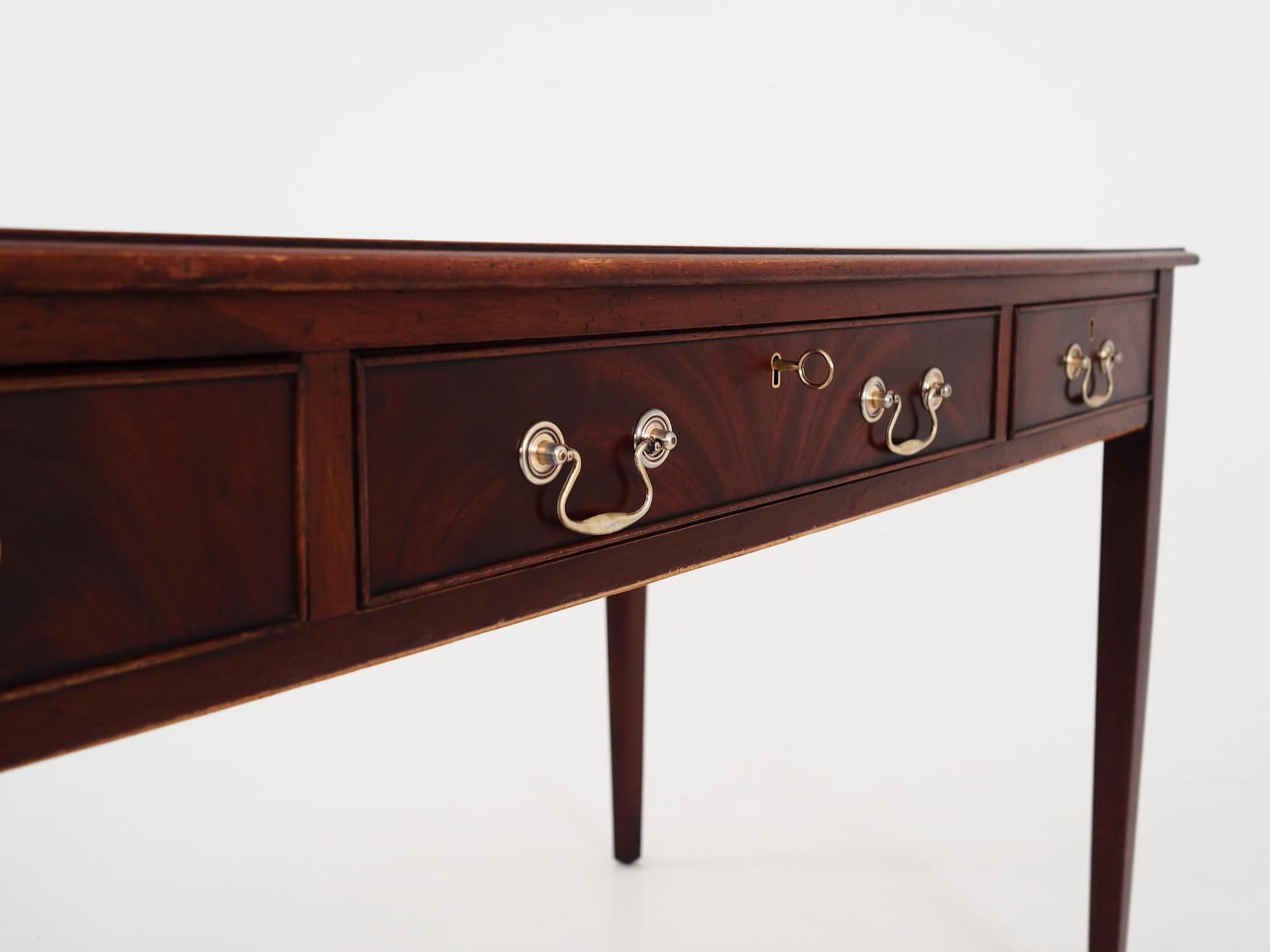 Tisch Mahogany Braun 1970er Jahre 14