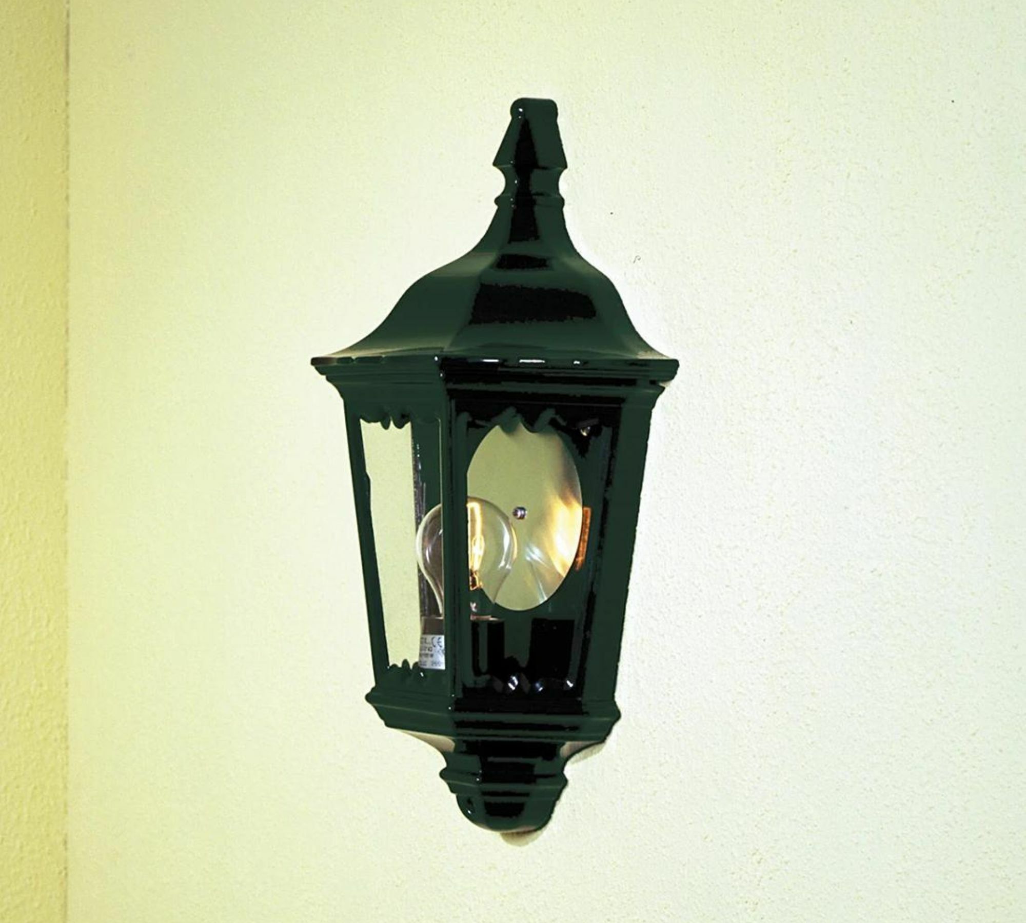 Wandlampe 1-flammig Glas Aluminium 1