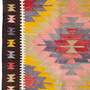 Vintage Anatolian Kilim Handgewebt Wolle 1960er Jahre 1