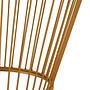 Avantis Gold Finish Tapered Design Beistelltisch
 4