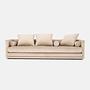  Kopenhaga Sofa 3-Sitzer Velour Beige 1