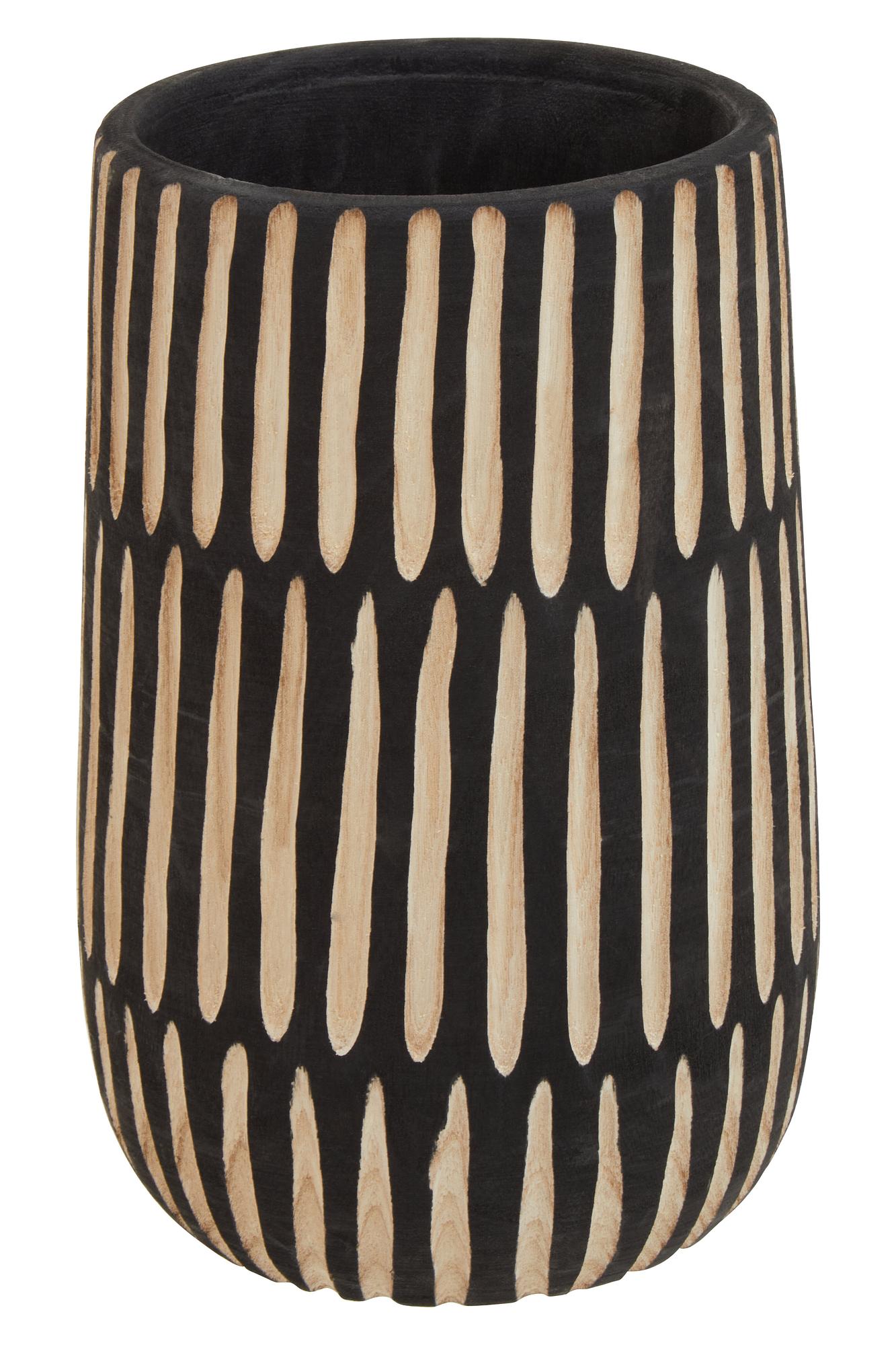 Arlo Große Natur und Schwarze Holzvase
 7