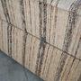 Saporiti Sofa 3-seater Fabric Beige Wood 1960s 8