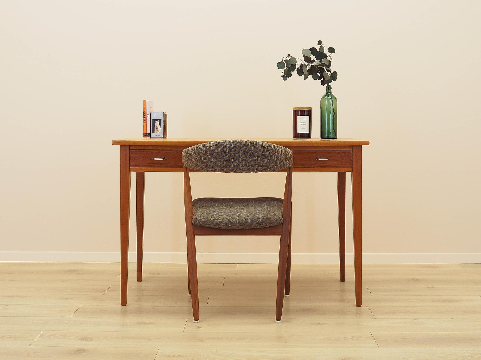 Teak Schreibtisch 1970er Jahre 1