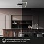 1-Flammig LED-Deckenleuchte Figa Sensor Aluminium Schwarz 2