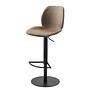 Bar stool myMARCO Flat weave Faux leather Steel Beige 0