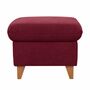 Polsterhocker Webstoff Beere 3
