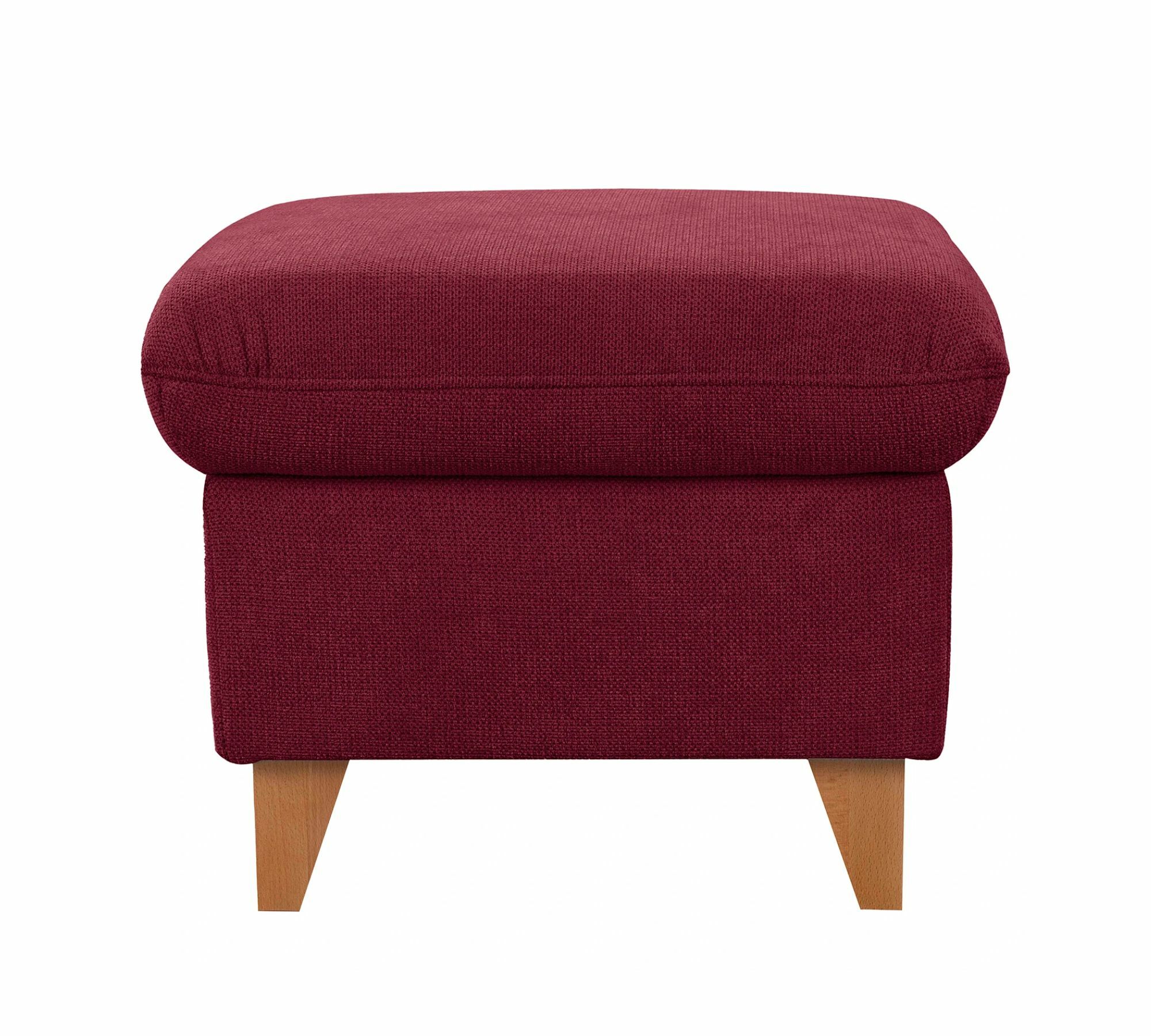 Polsterhocker Webstoff Beere 3
