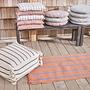 Kyoto Outdoor Kissen Recyceltes Polyester Gestreift 2