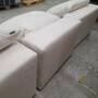 Flayr Ecksofa Webstoff Cremeweiß 5