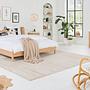 Nachttisch TAYLOR Rattan Eiche Teilmassiv Beige 4