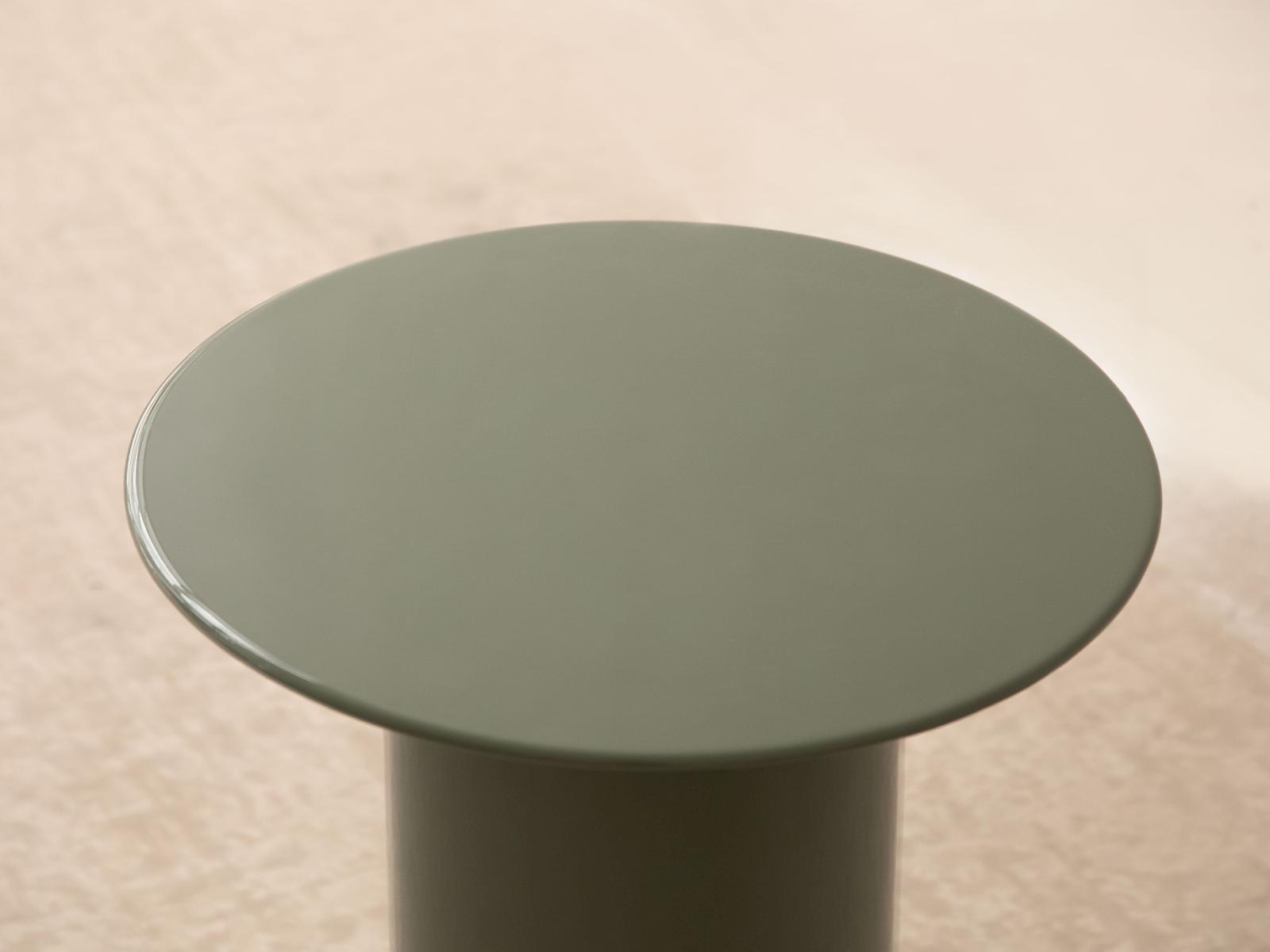 Clementin Beistelltisch Metall Grün 45x45 cm 2