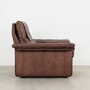 Armchair Leather Brown 1970s 9