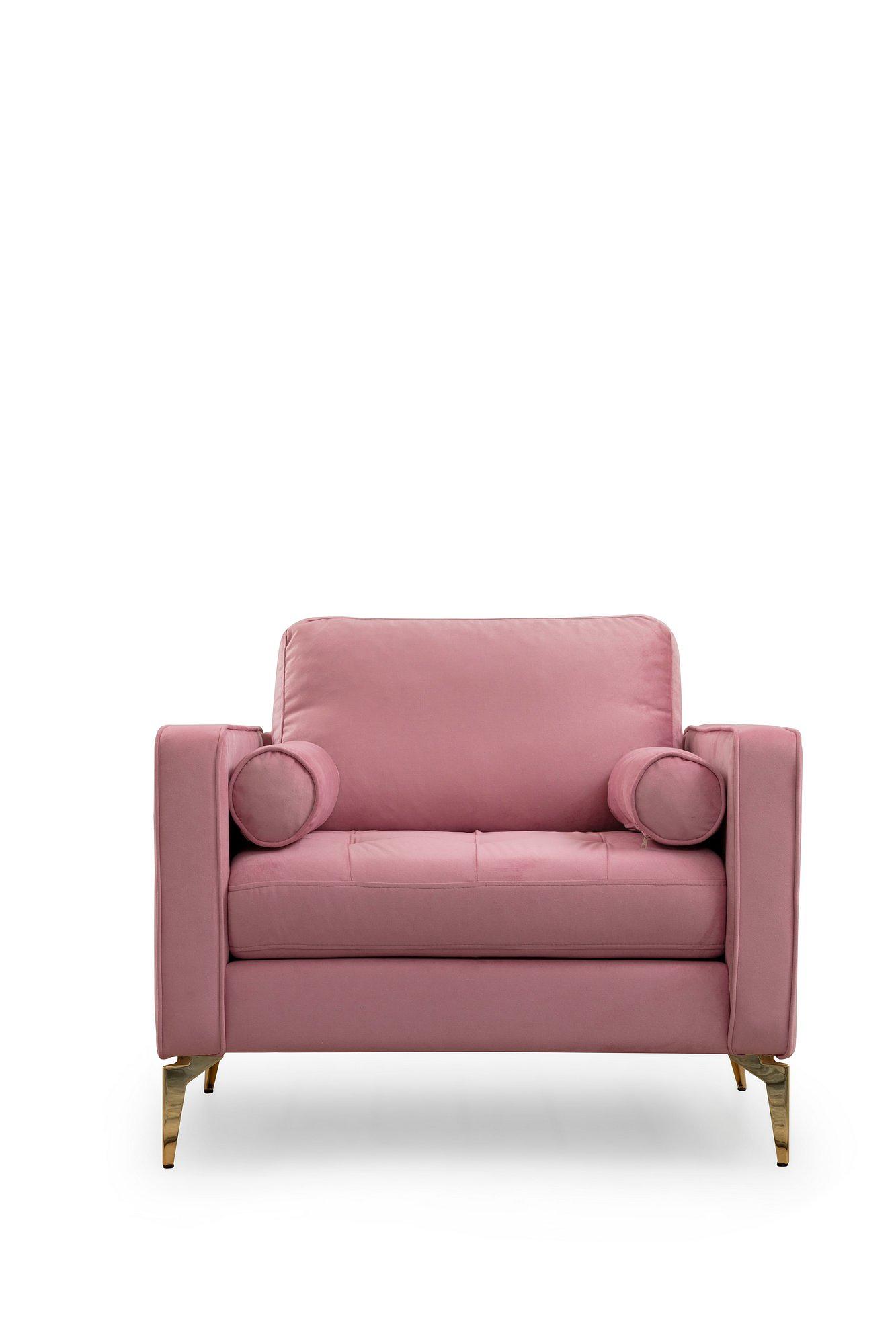 Rome Armchair Dusty Rose 3