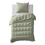 Bed linen set Eloise percale green + pillow 0