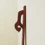 Vintage Wandschmuck Holz Braun 1970er Jahre 4