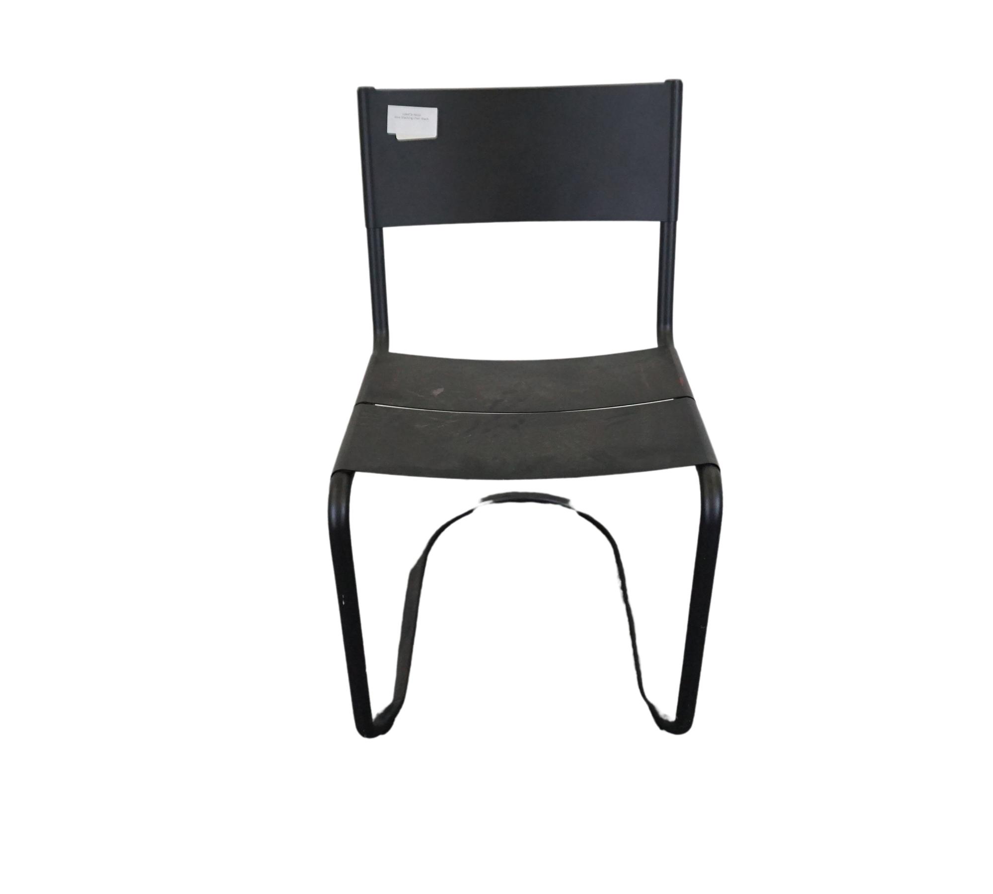 Sine Chair Stackable Black 5