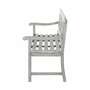 Gartenbank Holz Grau 2