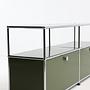 Sideboard 2x1 Mit 2 Klapptüren Olivgrün 5